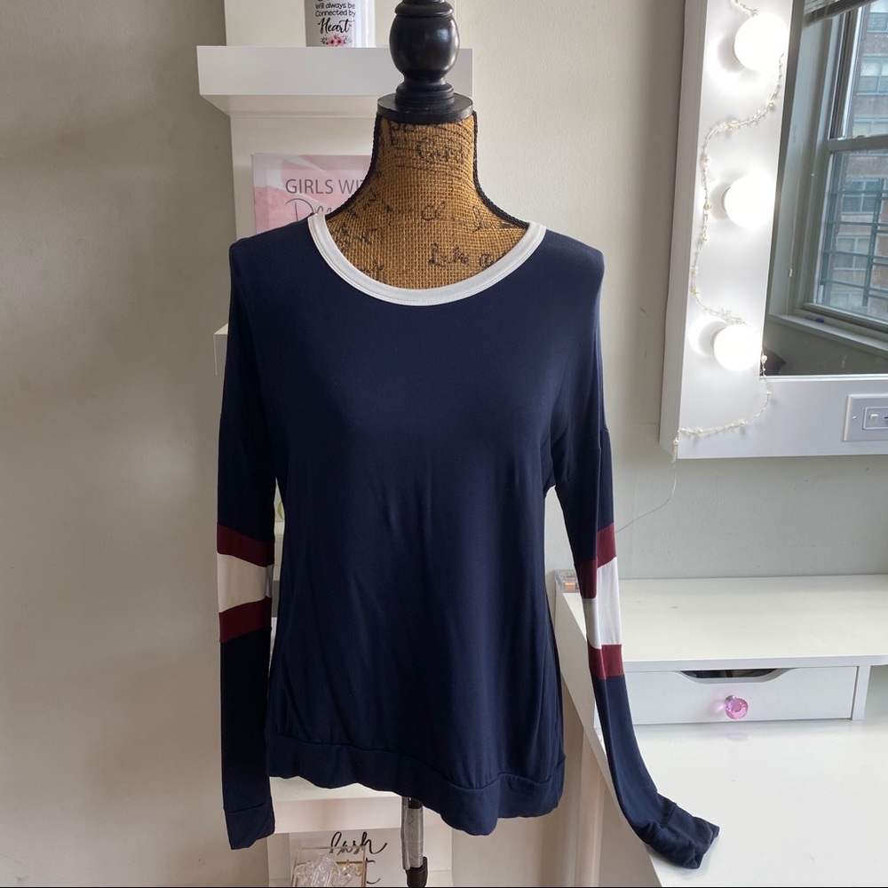 🍭Fashion Nova Navy Blue Shirt Size Medium